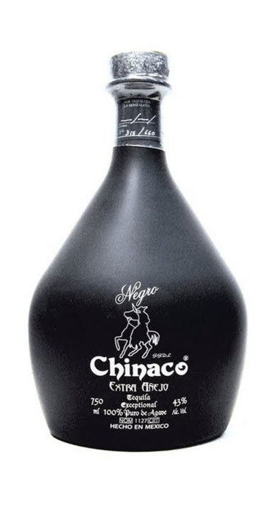 Bottle of Chinaco Negro 1996 Extra Añejo