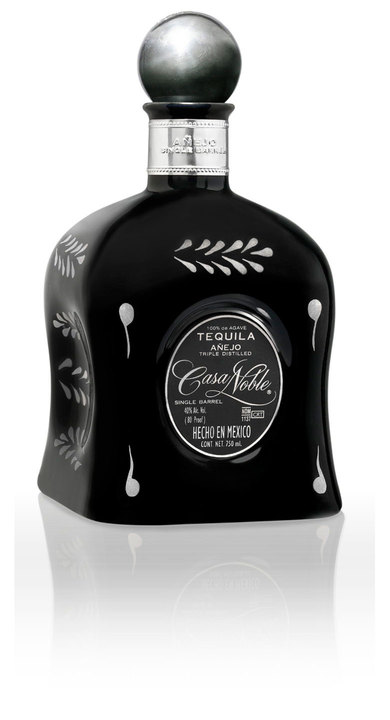 Bottle of Casa Noble Añejo (5 yr) ZeeTequila "Black Gold"