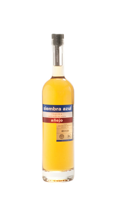 Bottle of Siembra Azul Añejo