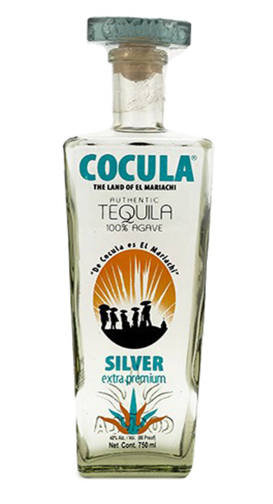 Bottle of Cocula Tequila Silver