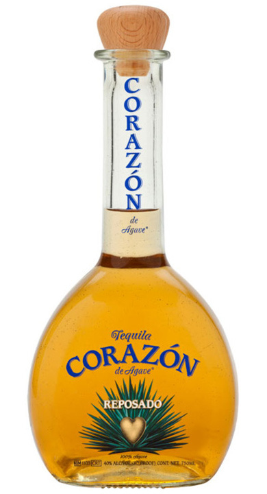 Bottle of Corazon Reposado Tequila