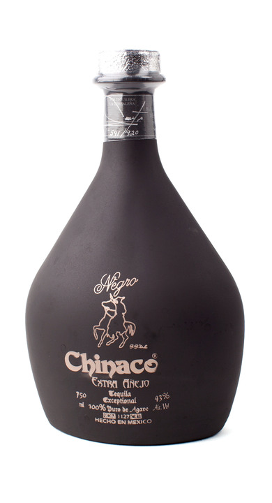 Bottle of Chinaco Black Extra Añejo