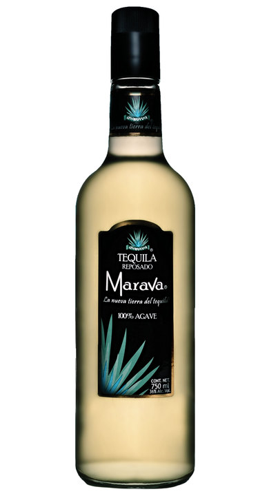 Bottle of Tequila Marava Reposado