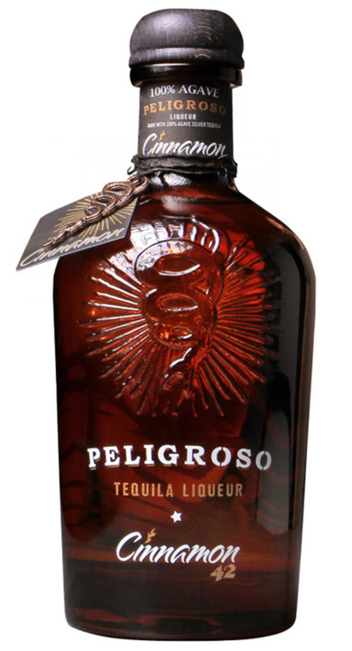 Bottle of Peligroso Cinnamon 42