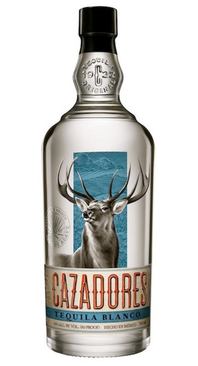 Bottle of Cazadores Tequila Blanco