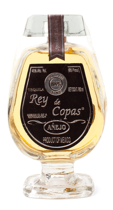 Bottle of Rey de Copas Añejo