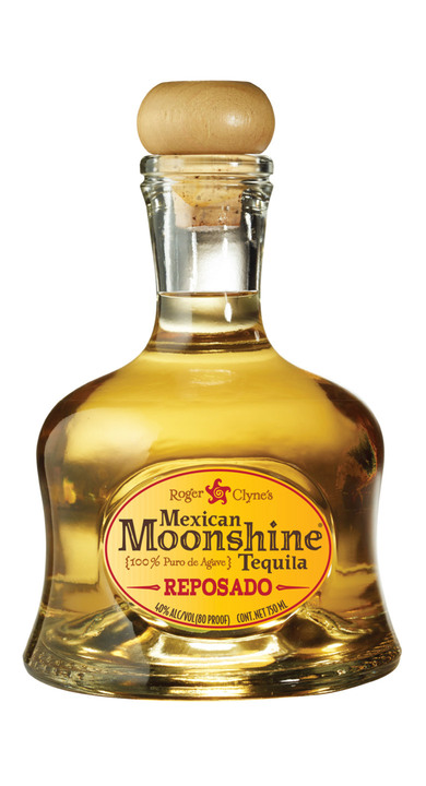 Bottle of Mexican Moonshine Tequila Reposado