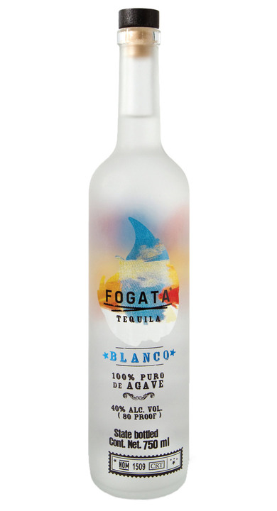 Bottle of Fogata Tequila Blanco