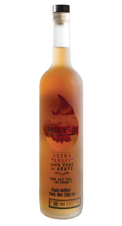 Bottle of Fogata Tequila Extra Añejo
