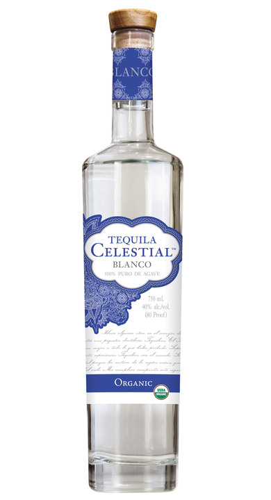 Bottle of Tequila Celestial Organic Blanco