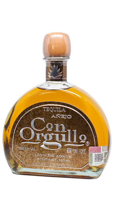 Bottle of Con Orgullo Añejo