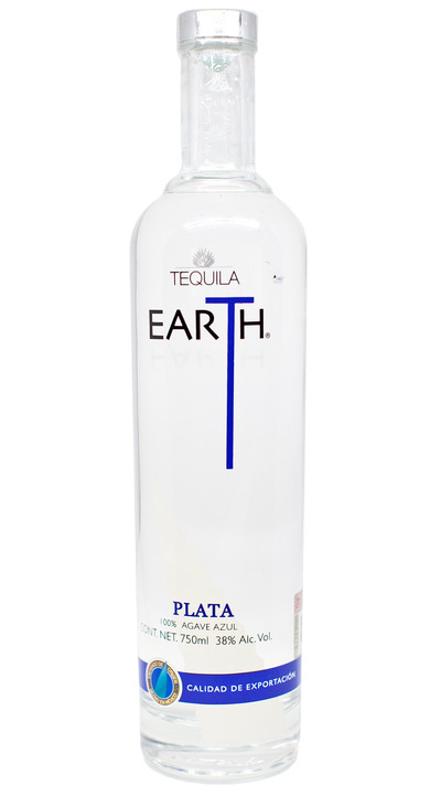 Bottle of Earth Tequila Plata