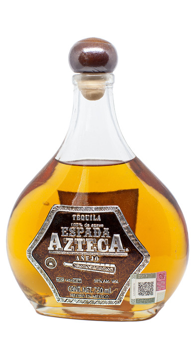 Bottle of Espada Azteca Añejo