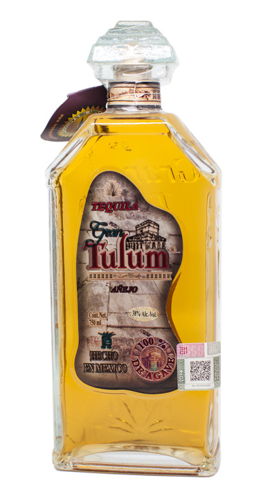 Bottle of Gran Tulum Tequila Añejo