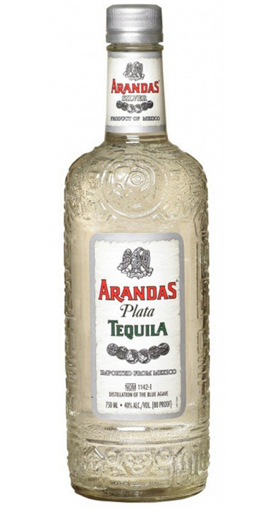 Bottle of Arandas Plata Tequila Silver