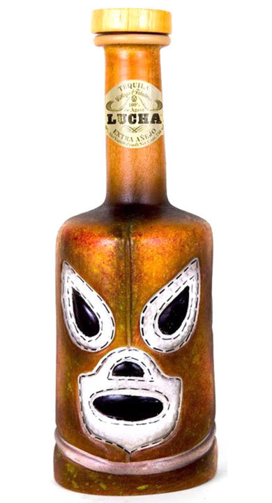 Bottle of Lucha Tequila Extra Añejo