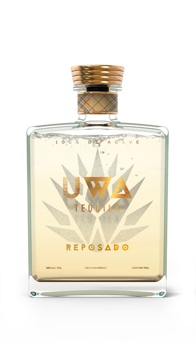 Bottle of UWA Reposado