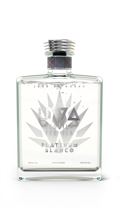 Bottle of UWA Platinum Blanco