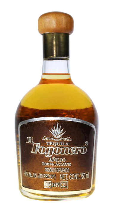 Bottle of El Fogonero Añejo