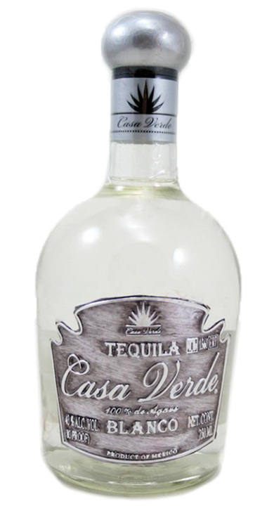 Bottle of Casa Verde Tequila Blanco
