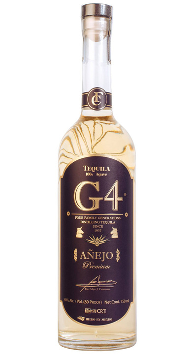 Bottle of Tequila G4 Añejo