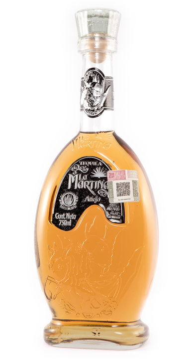 Bottle of La Martina Tequila Añejo