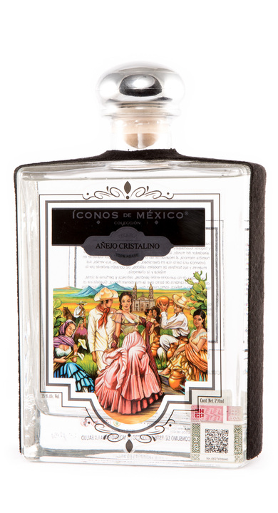 Bottle of Iconos de Mexico Añejo Cristalino