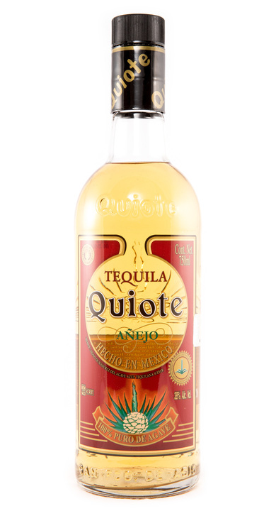 Bottle of Quiote Tequila Añejo