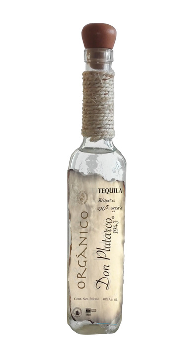 Bottle of Don Plutarco 1943 Tequila Organico Blanco
