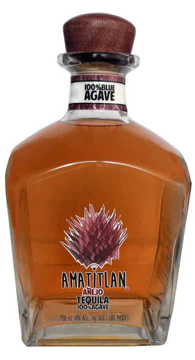Bottle of Amatitlan Tequila Añejo
