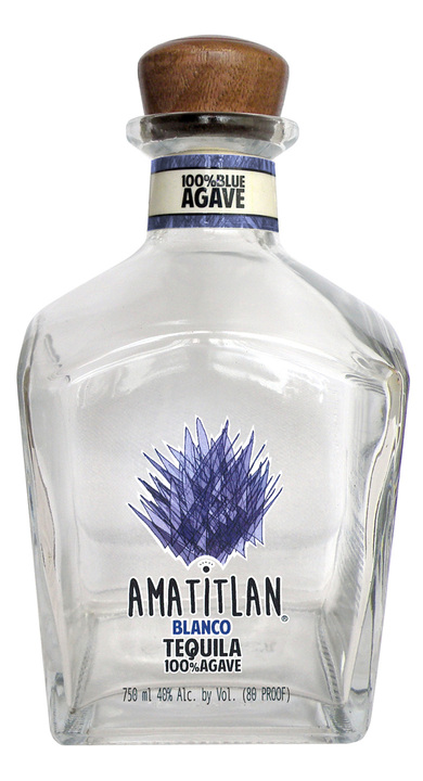 Bottle of Amatitlan Tequila Blanco