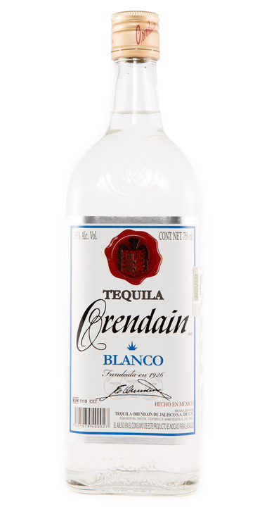 Bottle of Orendain Tequila Blanco
