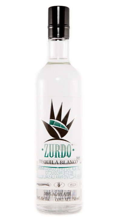 Bottle of Zurdo Tequila Blanco