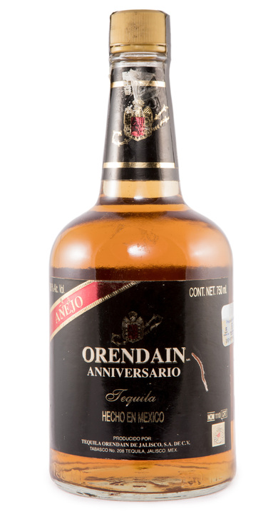 Bottle of Orendain Anniversario Añejo