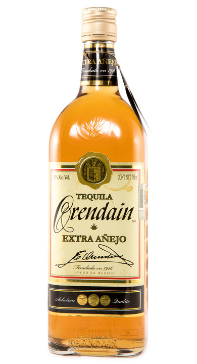 Bottle of Orendain Tequila Extra Añejo