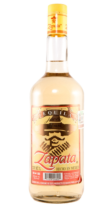 Bottle of Zapata Tequila Joven