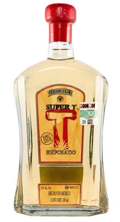 Bottle of Super T Reposado
