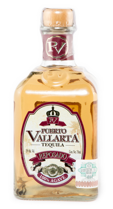 Bottle of Puerto Vallarta Reposado 100%