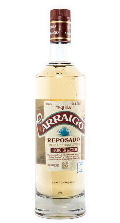 Bottle of Arraigo Reposado