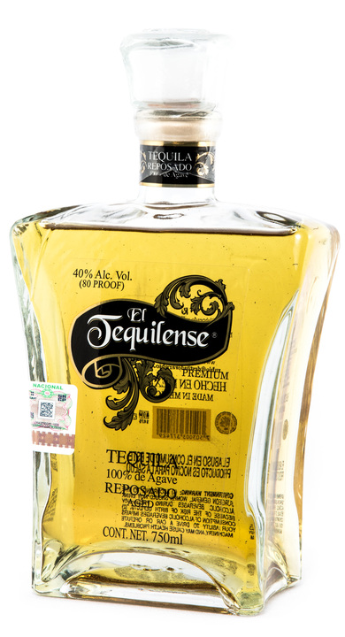 Bottle of El Tequilense Reposado