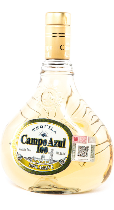 Bottle of Campo Azul 100 Reposado