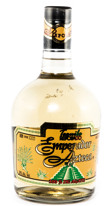 Bottle of Emperador Azteca Tequila Reposado