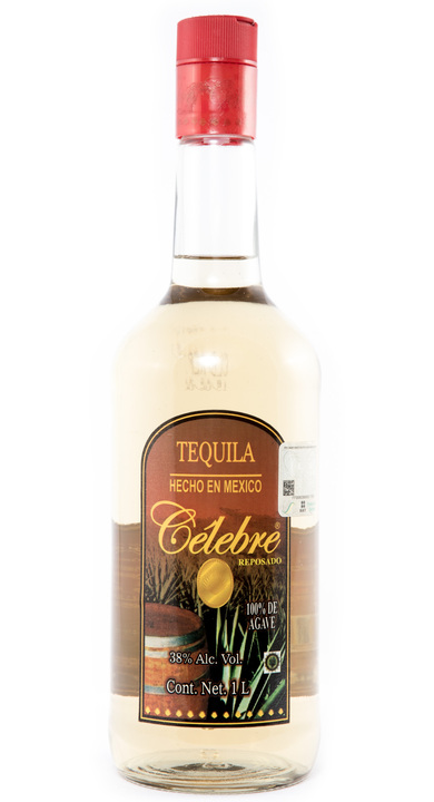 Bottle of Tequila Célebre Reposado
