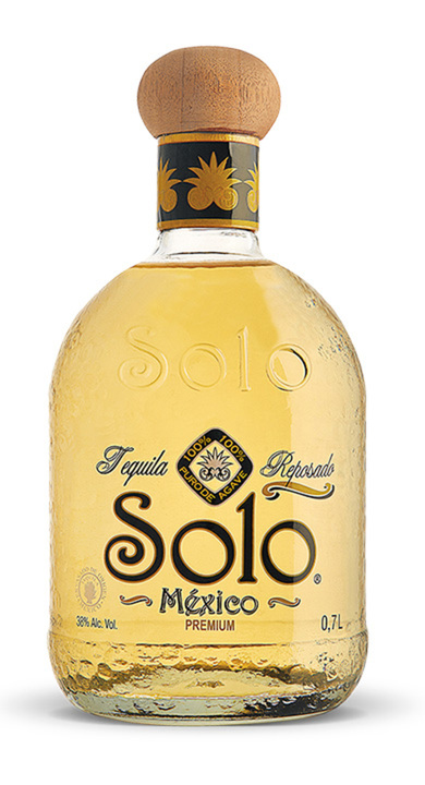 Bottle of Solo México Reposado