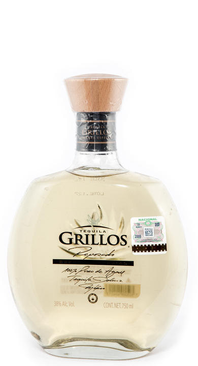 Bottle of Grillos Tequila Reposado