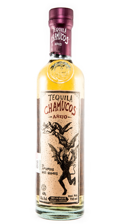 Bottle of Chamucos Añejo