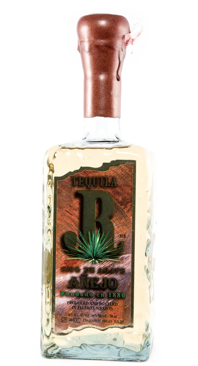 Bottle of JR Tequila Añejo