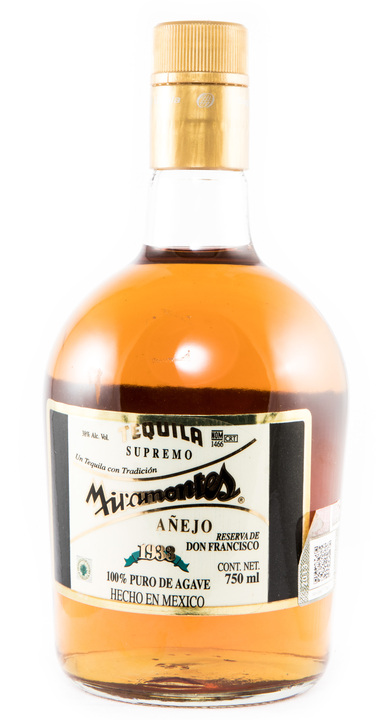 Bottle of Miramontes Añejo Reserva de Don Francisco