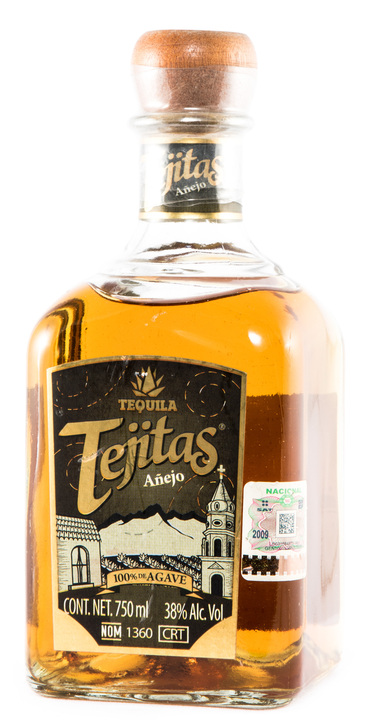 Bottle of Tejitas Añejo