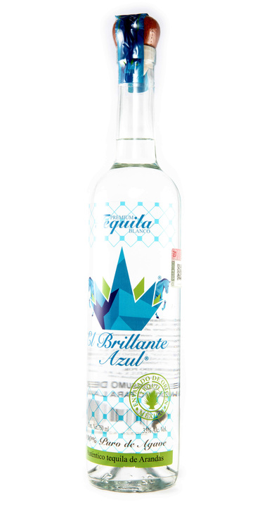 Bottle of El Brillante Azul Tequila Blanco